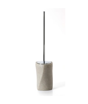 Gedy LB33 scopino da appoggio con ciuffo in setole nero serie LIBRA