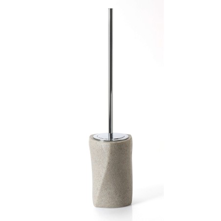 Gedy LB33 scopino da appoggio con ciuffo in setole nero serie LIBRA
