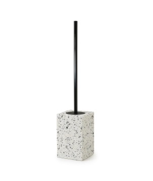 Gedy ZO33 scopino da appoggio con ciuffo in setole nero serie ZOE