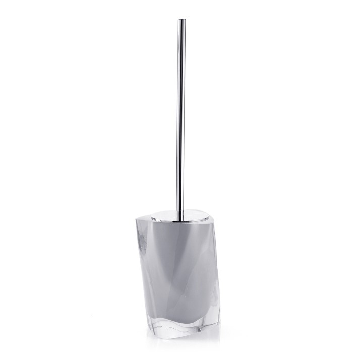 Gedy 4633 scopino da appoggio con ciuffo in setole nero serie TWIST
