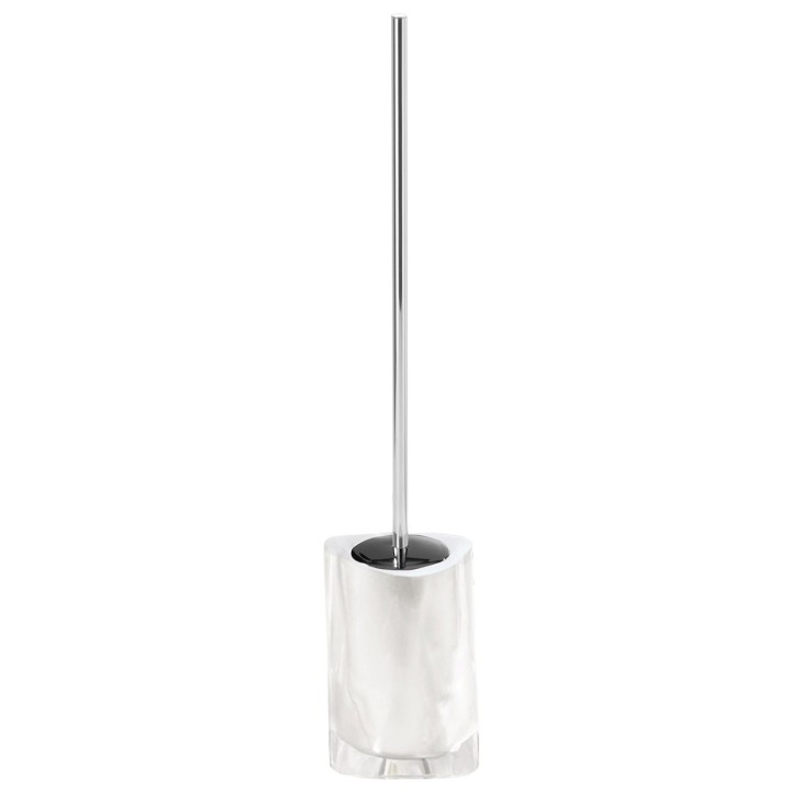 Gedy 4633 scopino da appoggio con ciuffo in setole nero serie TWIST