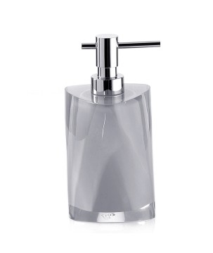 Gedy 4681 dosasapone da appoggio con erogatore in metallo cromato serie TWIST