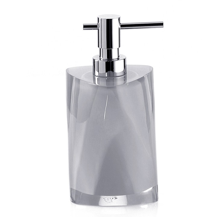 Gedy 4681 dosasapone da appoggio con erogatore in metallo cromato serie TWIST