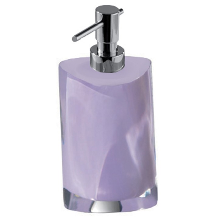 Gedy 4681 dosasapone da appoggio con erogatore in metallo cromato serie TWIST