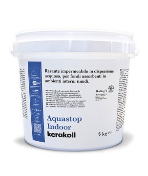 Kerakoll AQUASTOP INDOOR rasante impermeabile per docce bagni cucine e ambienti umidi 5 KG