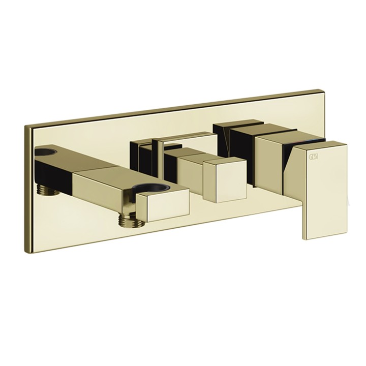 Gessi 44911 parte esterna miscelatore doccia linea RETTANGOLO