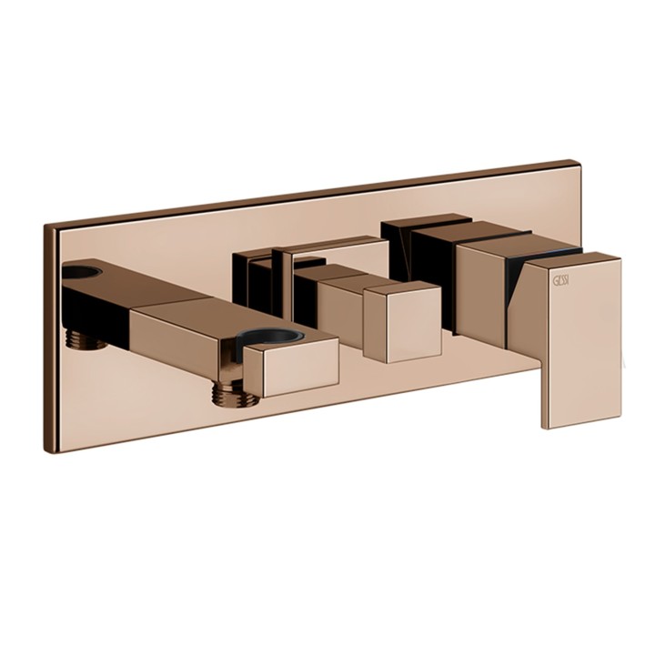 Gessi 44910 parte esterna miscelatore doccia linea RETTANGOLO