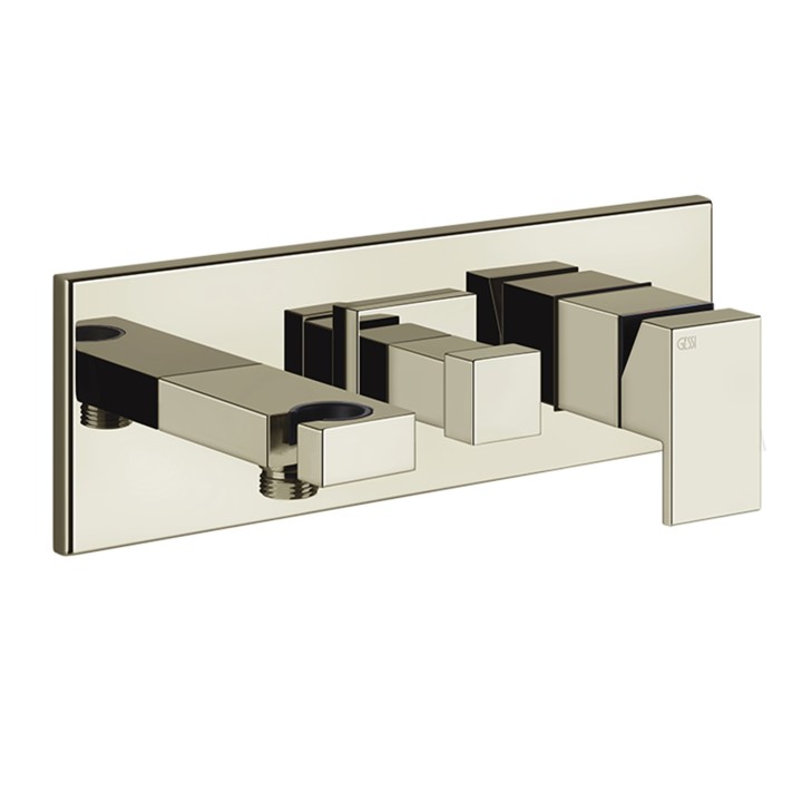 Gessi 44910 parte esterna miscelatore doccia linea RETTANGOLO