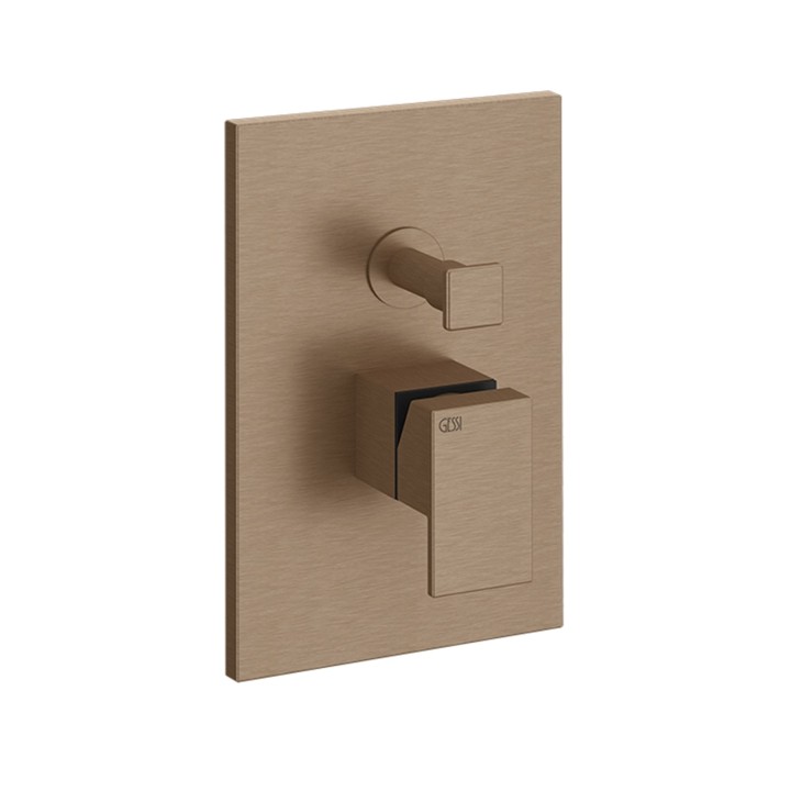 Gessi 44604 parte esterna miscelatore doccia linea RETTANGOLO