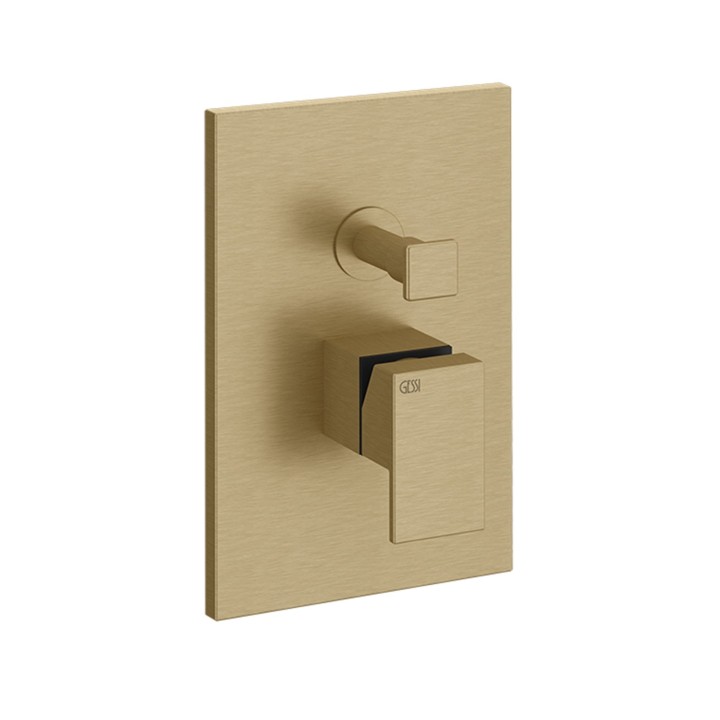 Gessi 44604 parte esterna miscelatore doccia linea RETTANGOLO