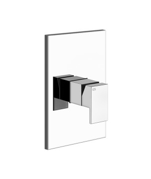 Gessi 44602 parte esterna miscelatore doccia a parete 1 via linea RETTANGOLO