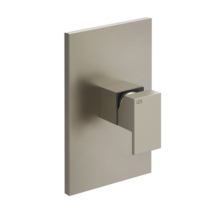 Gessi 44602 parte esterna miscelatore doccia a parete 1 via linea RETTANGOLO