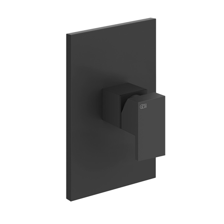 Gessi 44602 parte esterna miscelatore doccia a parete 1 via linea RETTANGOLO