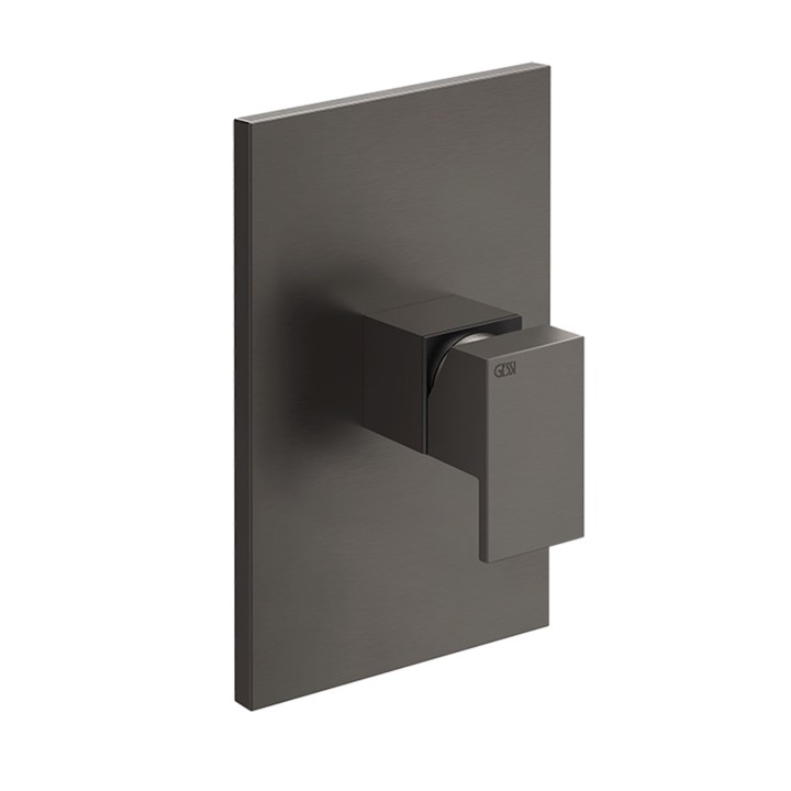 Gessi 44602 parte esterna miscelatore doccia a parete 1 via linea RETTANGOLO