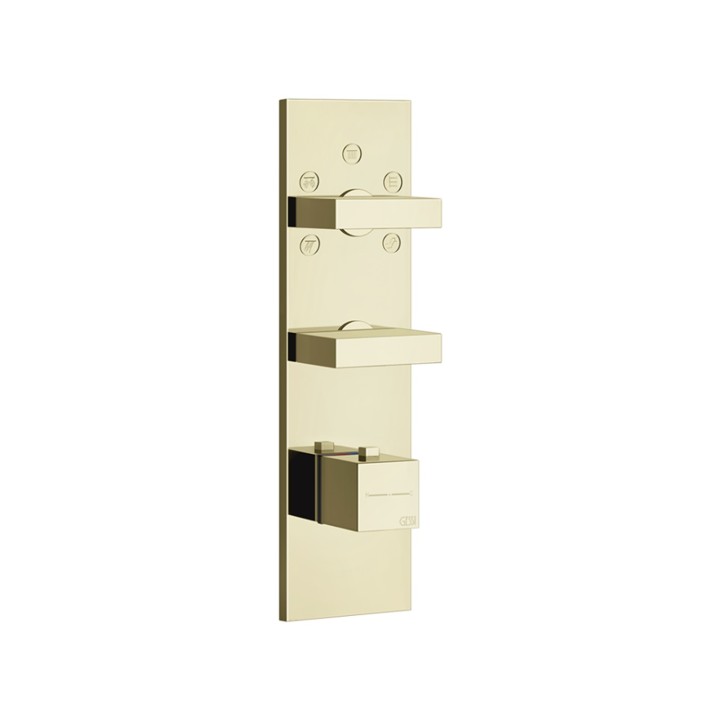 Gessi 43032 parte esterna miscelatore termostatico alta portata a parete 5 uscite con selezione singola linea RETTANGOLO Gessi 43032 parte esterna miscelatore termostatico alta portata a parete 5 uscite con selezione singola linea RETTANGOLO