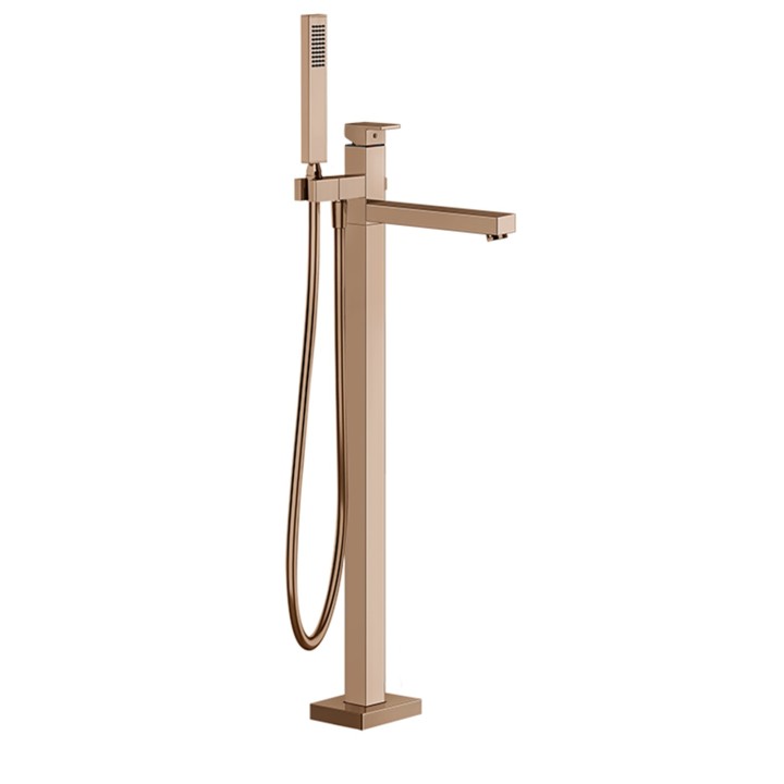 Gessi 24961 parte esterna per piantana esterno vasca con doccetta e deviatore automatico linea RETTANGOLO Gessi 24961 parte esterna per piantana esterno vasca con doccetta e deviatore automatico linea RETTANGOLO