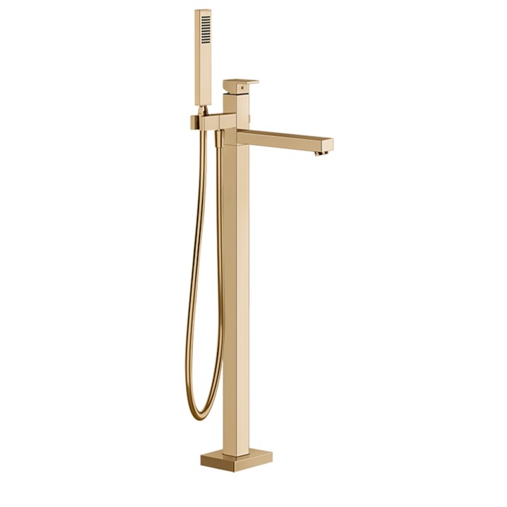 Gessi 24961 parte esterna per piantana esterno vasca con doccetta e deviatore automatico linea RETTANGOLO Gessi 24961 parte esterna per piantana esterno vasca con doccetta e deviatore automatico linea RETTANGOLO