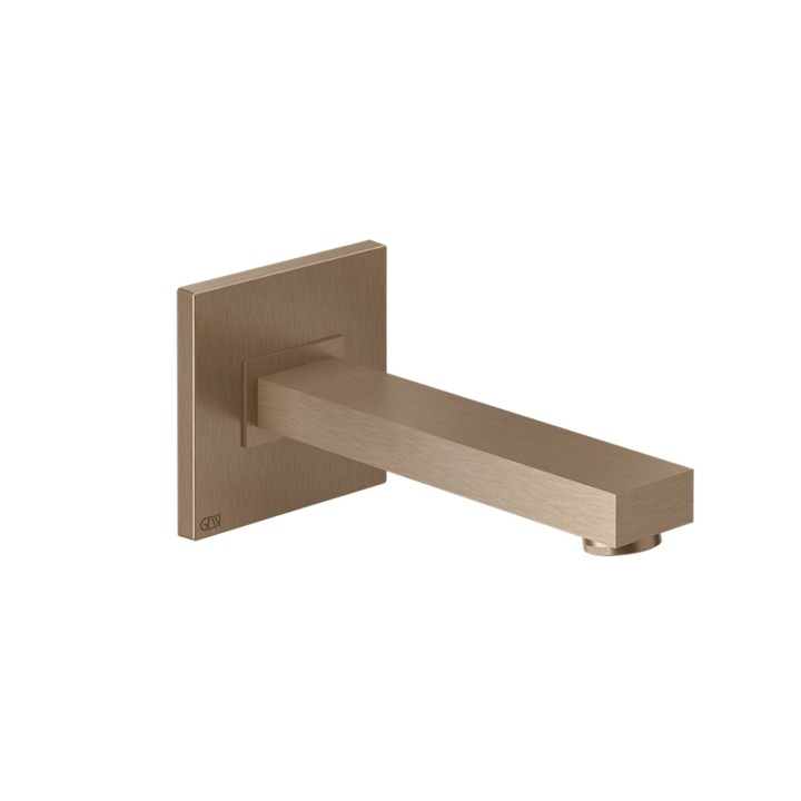 Gessi 20121 bocca vasca a parete bocca lunghezza personalizzata linea RETTANGOLO