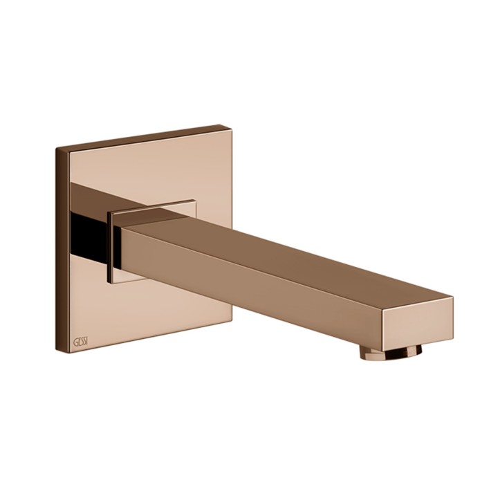 Gessi 20120 bocca vasca a parete linea RETTANGOLO