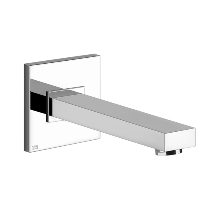 Gessi 20120 bocca vasca a parete linea RETTANGOLO