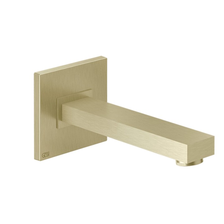 Gessi 20120 bocca vasca a parete linea RETTANGOLO
