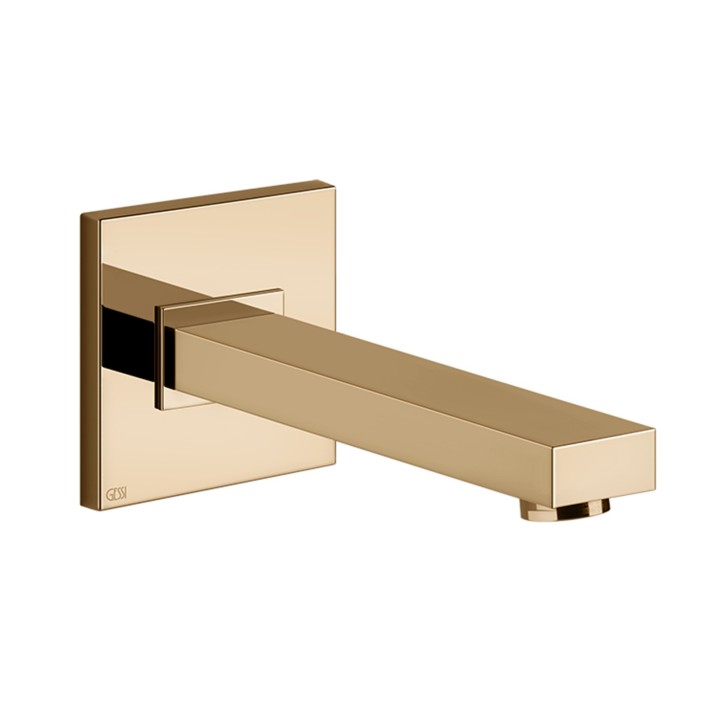 Gessi 20120 bocca vasca a parete linea RETTANGOLO