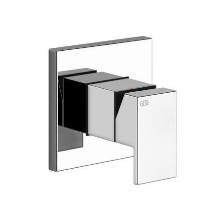 Gessi 20119 parte esterna miscelatore a parete 1 via linea RETTANGOLO