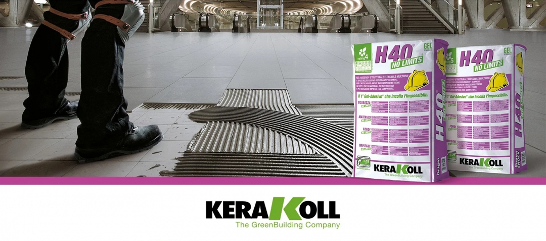 H40 No Limits di Kerakoll: Il Rivoluzionario Gel-Adesivo che Cancella i Limiti in Cantiere